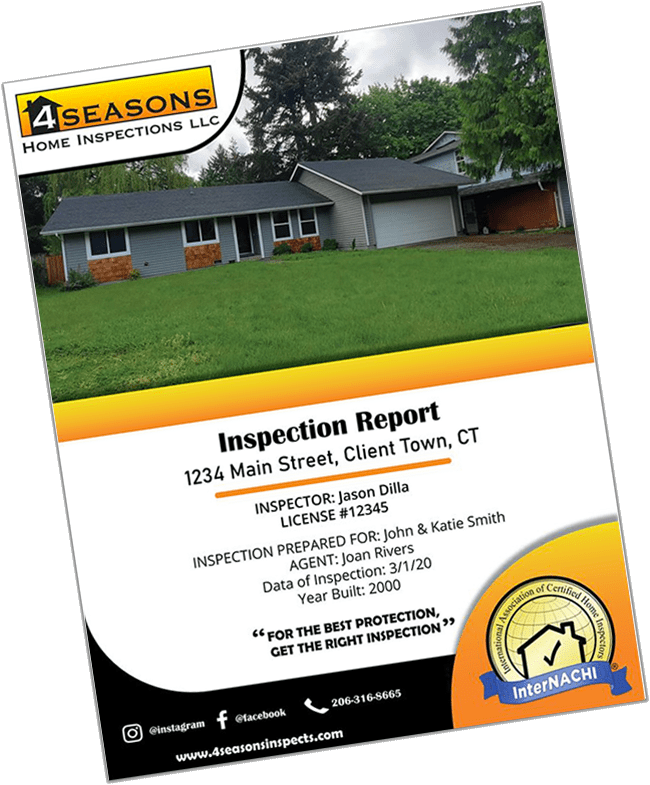 Sample 4 Seasons Home Inspections Report